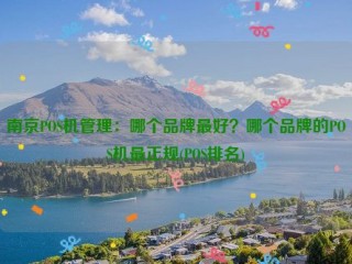 南京POS机管理：哪个品牌***好？哪个品牌的POS机***正规(POS排名)