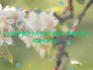 在POS机中维护卡片的技巧是什么(需要几台POS机来维护卡片)