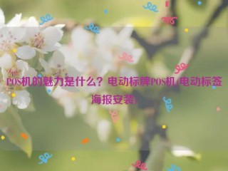 POS机的魅力是什么？电动标牌POS机(电动标签海报安装)