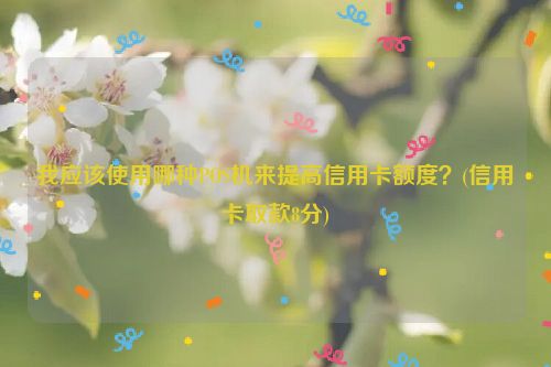 我应该使用哪种POS机来提高信用卡额度？(信用卡取款8分)