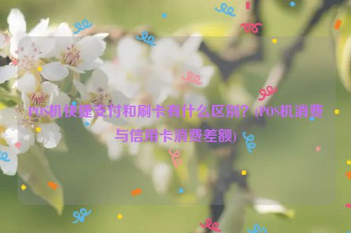 POS机快捷支付和刷卡有什么区别？(POS机消费与信用卡消费差额)